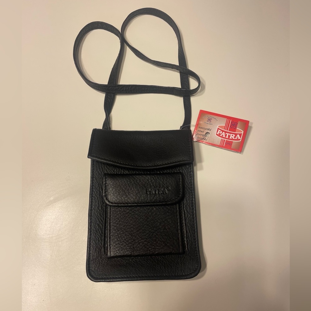 Leather metro mini crossbody